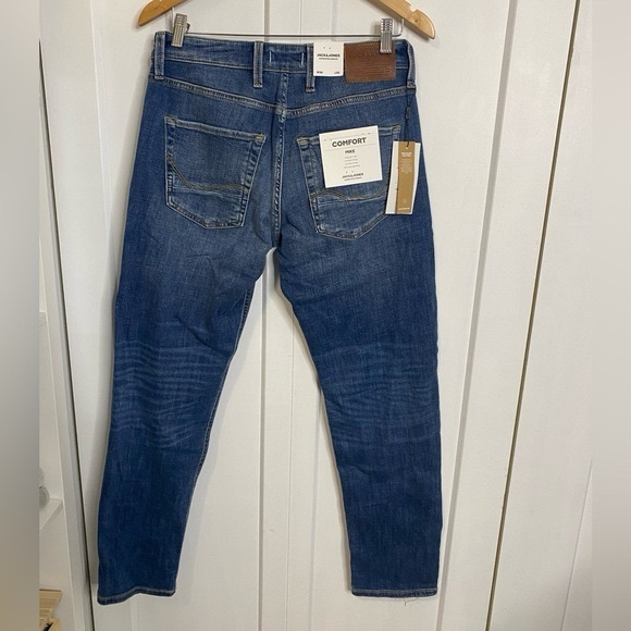 Jack Jones Comfort MikeMens Blue Jean Denim PantsW30 L32NWTs - Picture 5 of 5